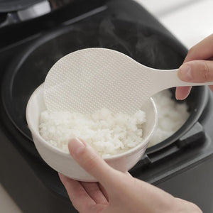 Marna Shamoji Self Standing Rice Scoop Black - YOYO JAPAN