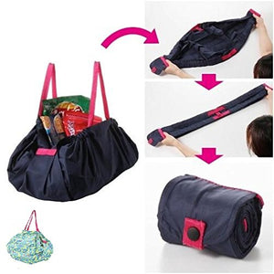 Marna Shupatto Eco Bag S411Ku Compact Flower Bag - Japan - Foldable - YOYO JAPAN