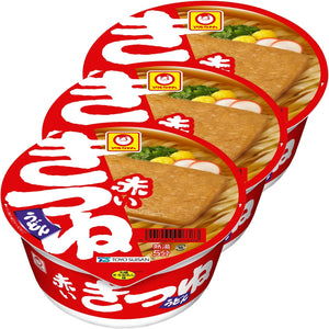 Maruchan Kitsune Udon Instant Noodles Cup 96g (Pack of 3) - YOYO JAPAN