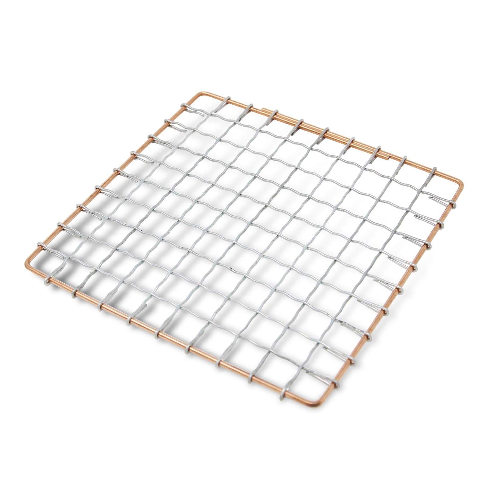 Marujyu Stainless Steel Barbecue Grill Intercrimp Woven Wire Mesh For Hida Konro 12.5cm (for Hida Konro No.5) - YOYO JAPAN