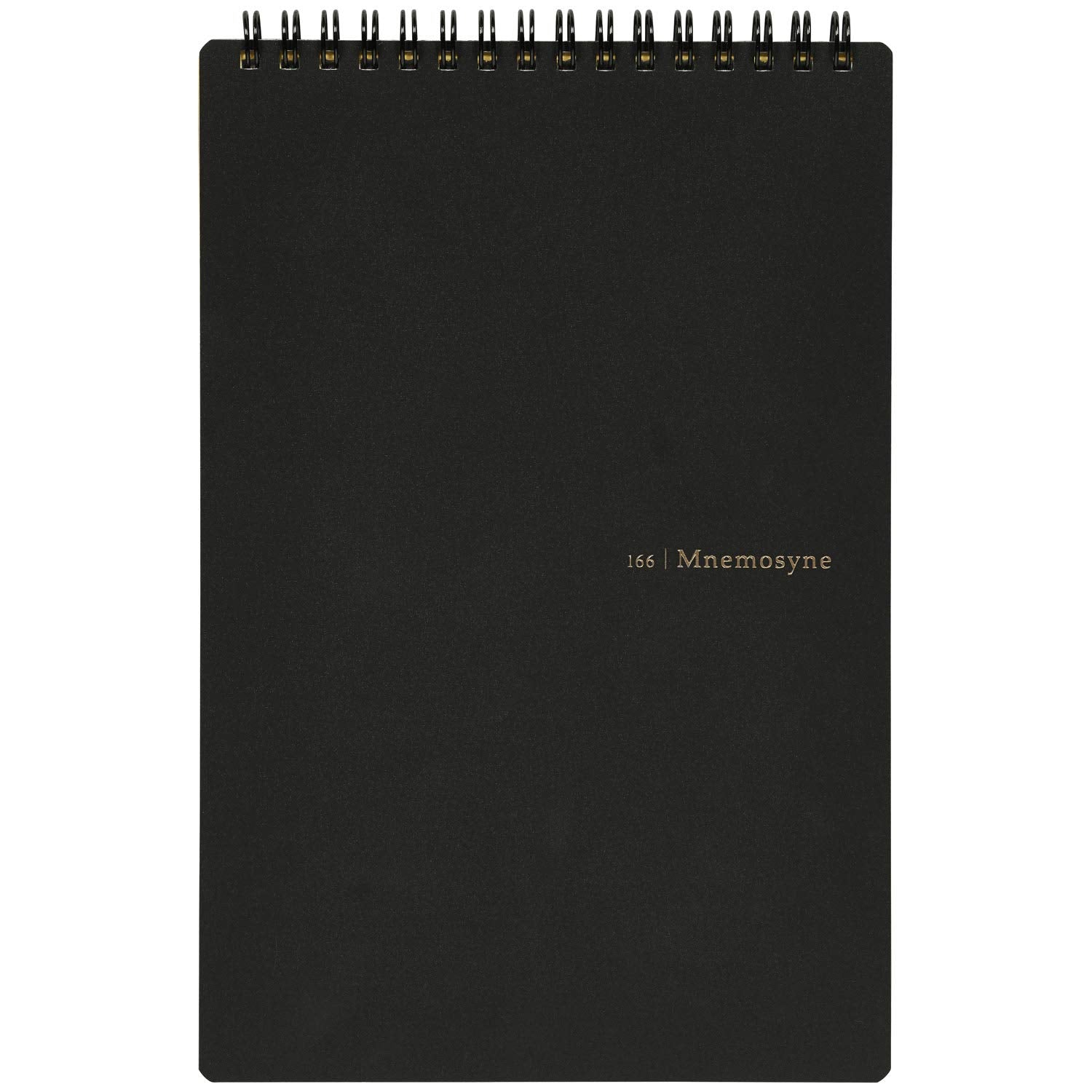 Maruman Nemosine A5 A5 Ruled Center Line Notebook Black N166 - YOYO JAPAN