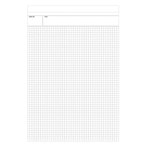 Maruman A5 Grid Notepad with PU Holder Black - Nemosine HN188UA-05 - YOYO JAPAN