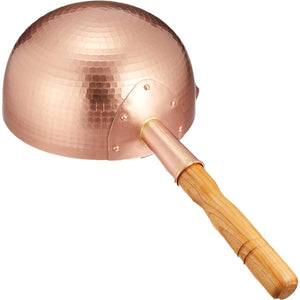 Marushin Hammered Copper Saucepan 6L φ27cm - YOYO JAPAN