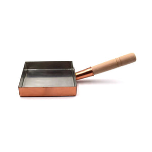 Marushin Kanto Type Square Tamagoyaki Omelette Copper Pan 18x18cm - YOYO JAPAN