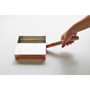 Marushin Kanto Type Square Tamagoyaki Omelette Copper Pan 18x18cm - YOYO JAPAN
