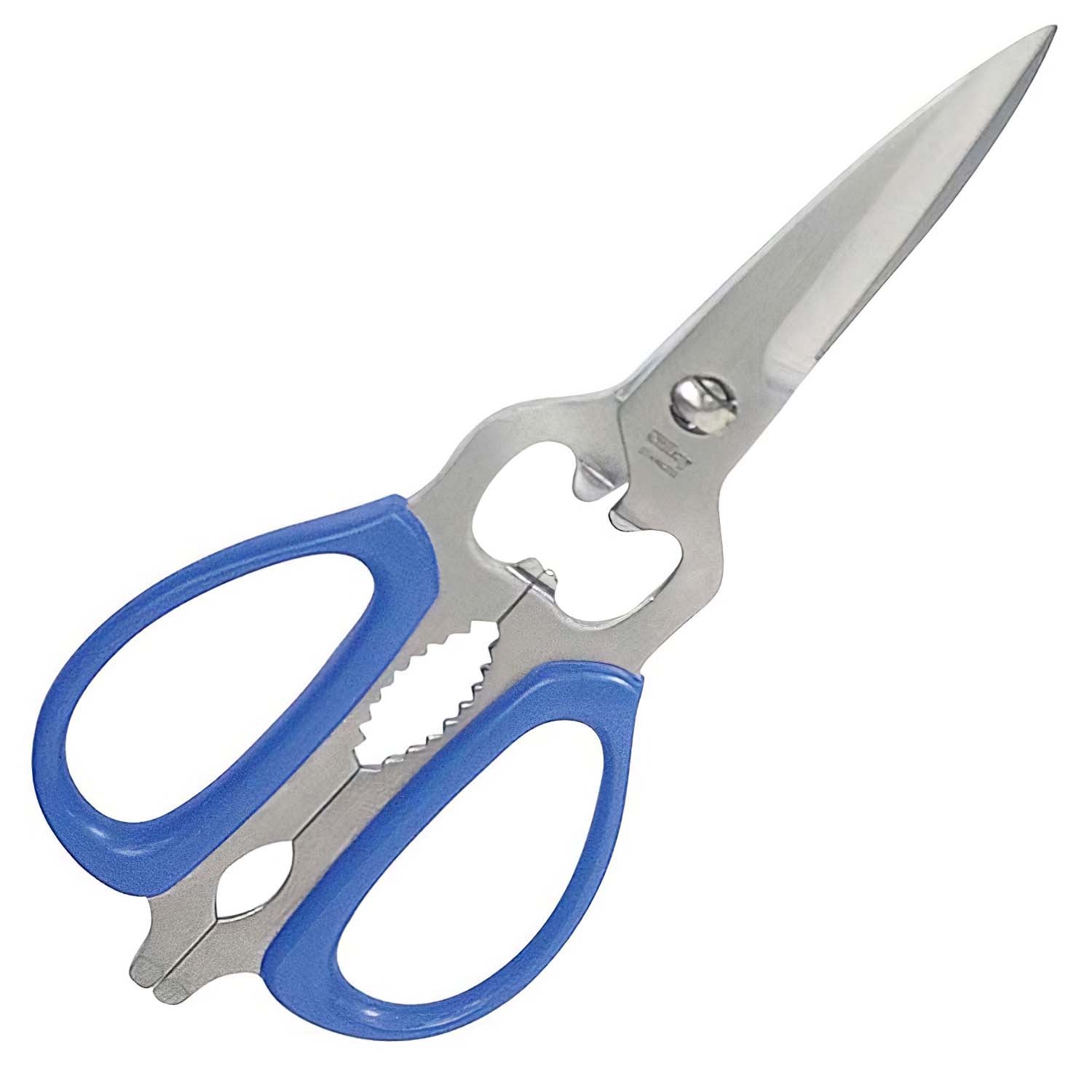 Marusho Stainless Steel Take-Apart Kitchen Scissors Blue - YOYO JAPAN
