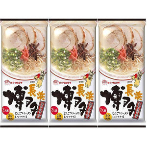 Marutai Hakata Nagahama Soy Sauce Tonkotsu Instant Ramen (Pack of 3) - YOYO JAPAN