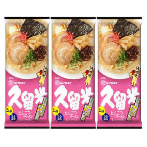 Marutai Kurume Rich Tonkotsu Instant Ramen (Pack of 3) - YOYO JAPAN