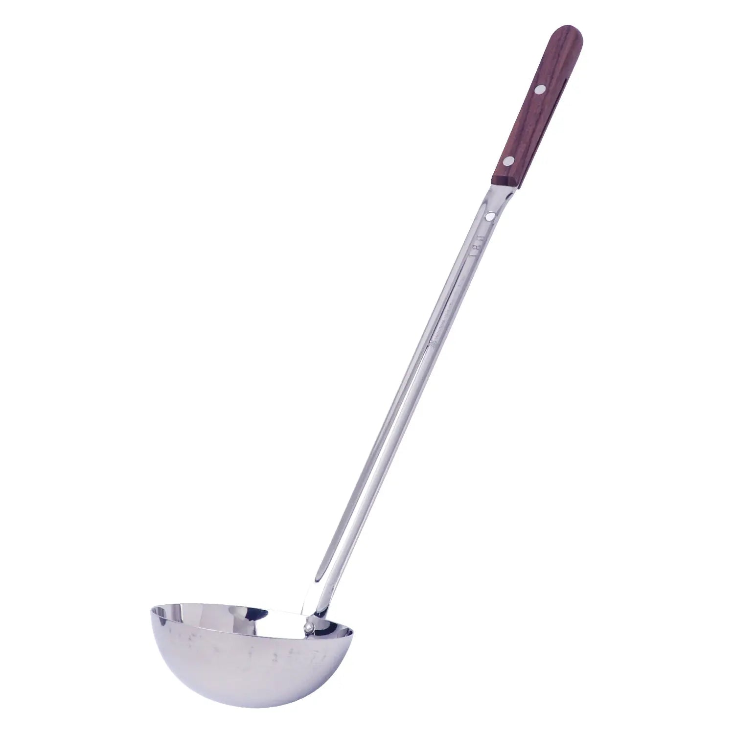 Marutama Stainless Steel Long Ladle With Wooden Handle 120ml - YOYO JAPAN