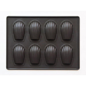 Matsunaga Premium Madeleine Mold (Nonstick Madeleine Mold) 8 Wells - YOYO JAPAN