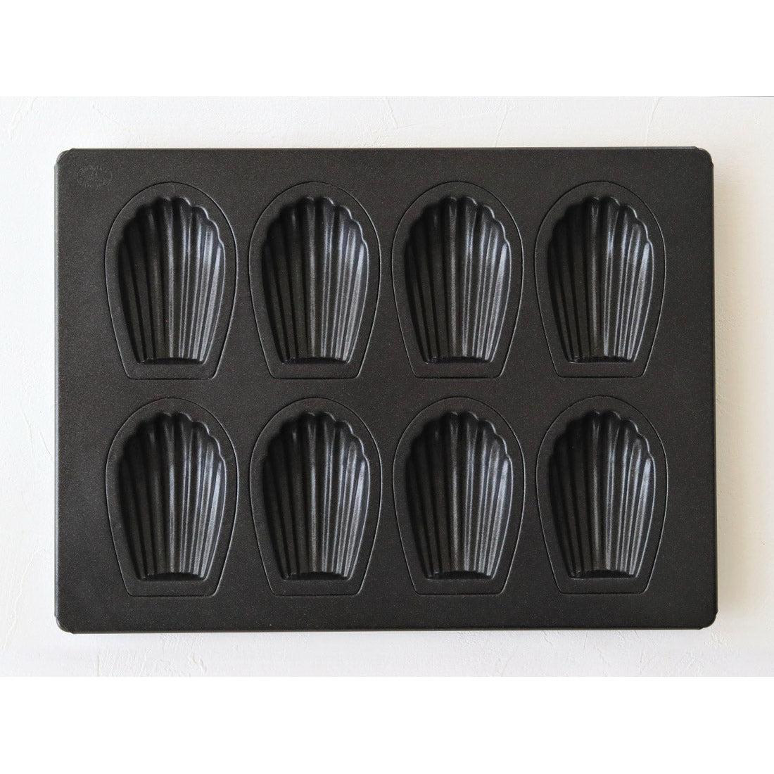 Matsunaga Premium Madeleine Mold (Nonstick Madeleine Mold) 8 Wells - YOYO JAPAN
