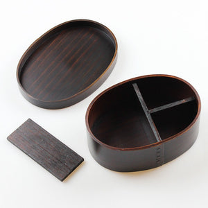 Eemon Of The Festival Magewappa Oval Bento Box Japan Lacquer Coated Finish - YOYO JAPAN