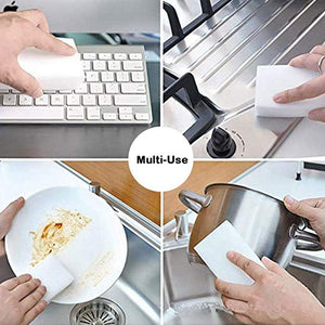 Melamine Sponge 20Pcs Japan | Magic Cleaning Sponge No Detergent | Bathroom Tableware Cookware Stain Remover | Just Water - YOYO JAPAN