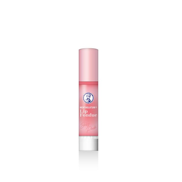 Mentholatum Lip Fondue Melty Lip Balm Baby Pink Lipstick 3.2g - YOYO JAPAN
