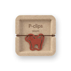 Designphil Midori Clip Peek Lips Dog Pattern 43396006 Paper Clip Accessory - YOYO JAPAN