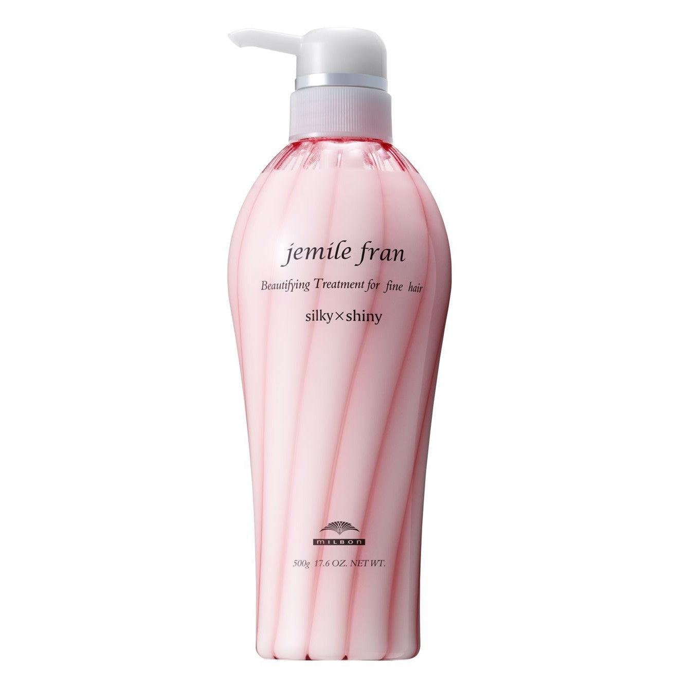 Milbon Jemile Fran Hair Treatment for Fine Hair 500g - YOYO JAPAN