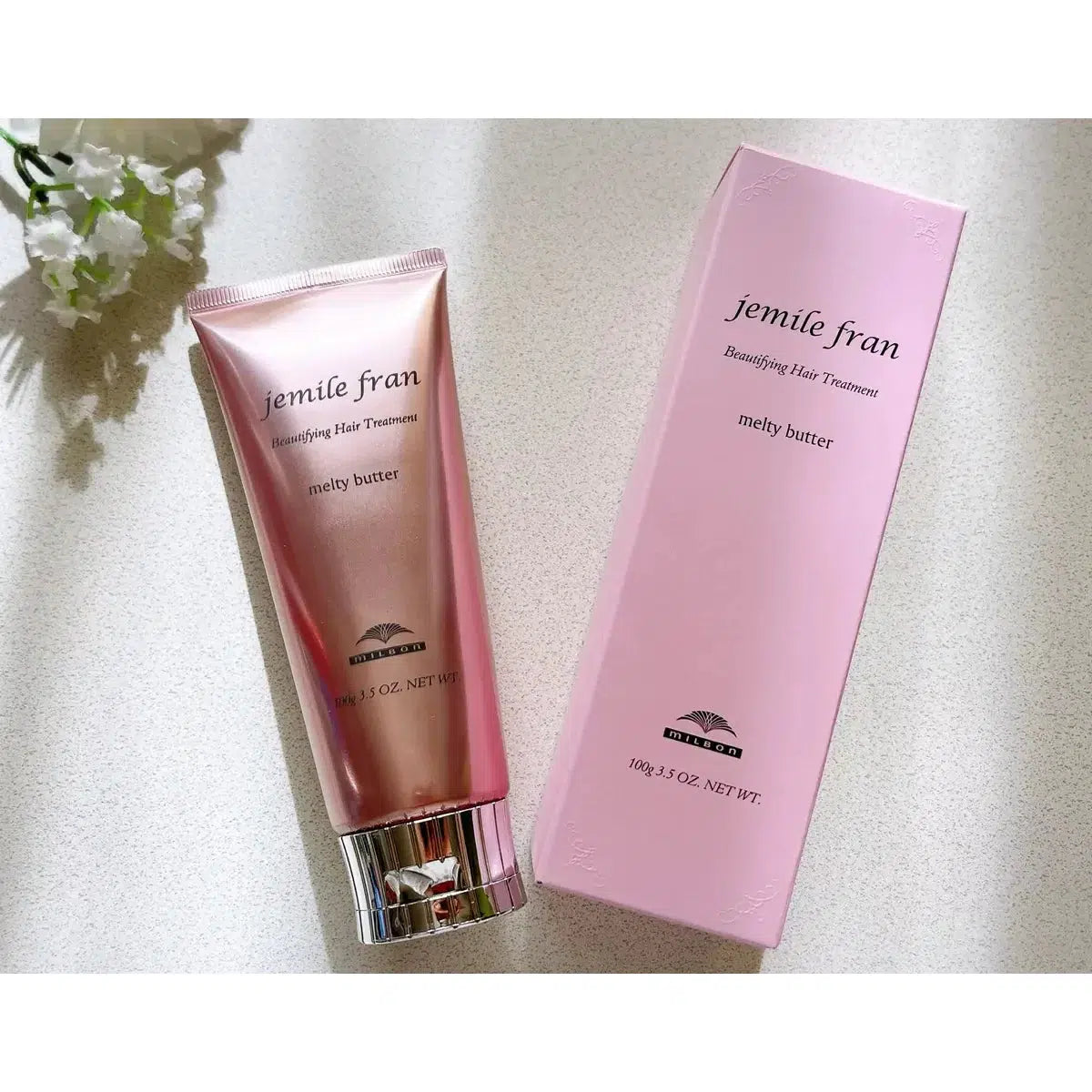 Milbon Jemile Fran Melty Butter No Rinse Hair Treatment 100g - YOYO JAPAN