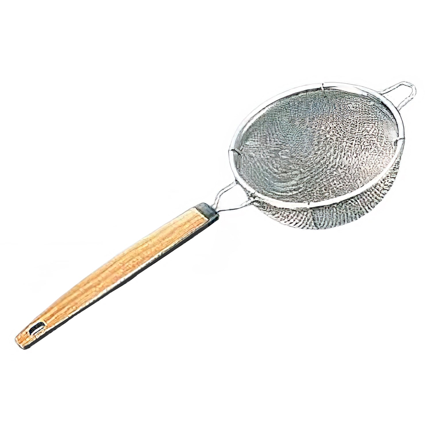 Minex Stainless Steel Tea Strainer Double Mesh Plastic Handle Large - YOYO JAPAN