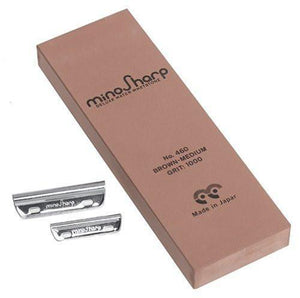 Minosharp Medium Sharpening Stone Kit From Japan - 1000 Grit - YOYO JAPAN