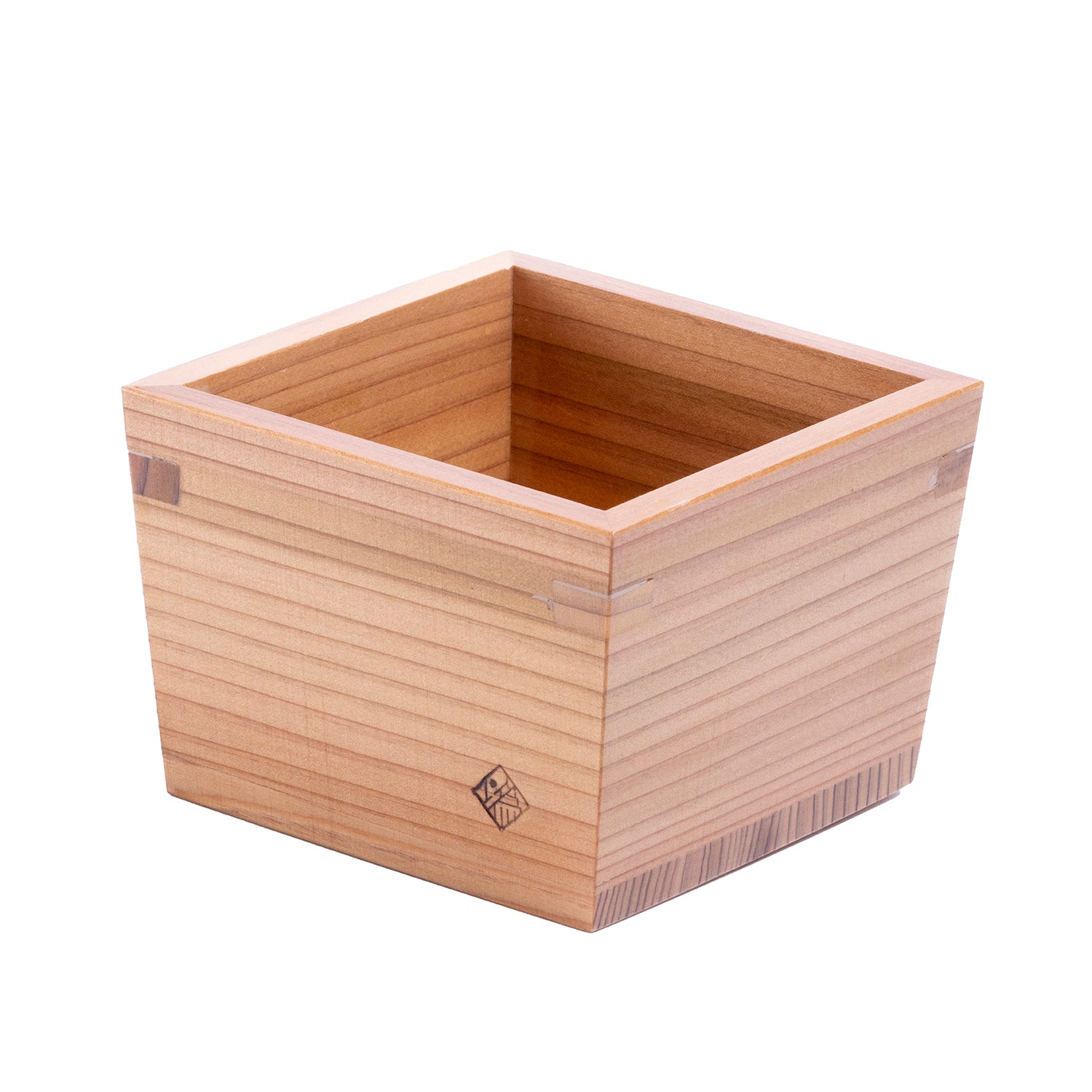 Miranda Style Omoeraku Handcrafted Japanese Cedar Masu Box Sake Cup Large - YOYO JAPAN