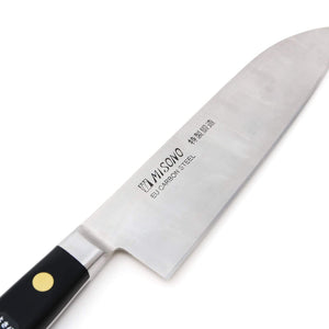 Misono Eu Swedish Carbon Steel Santoku Knife Santoku 140mm (No.180) (Honbazuke hand-honed edge) - YOYO JAPAN