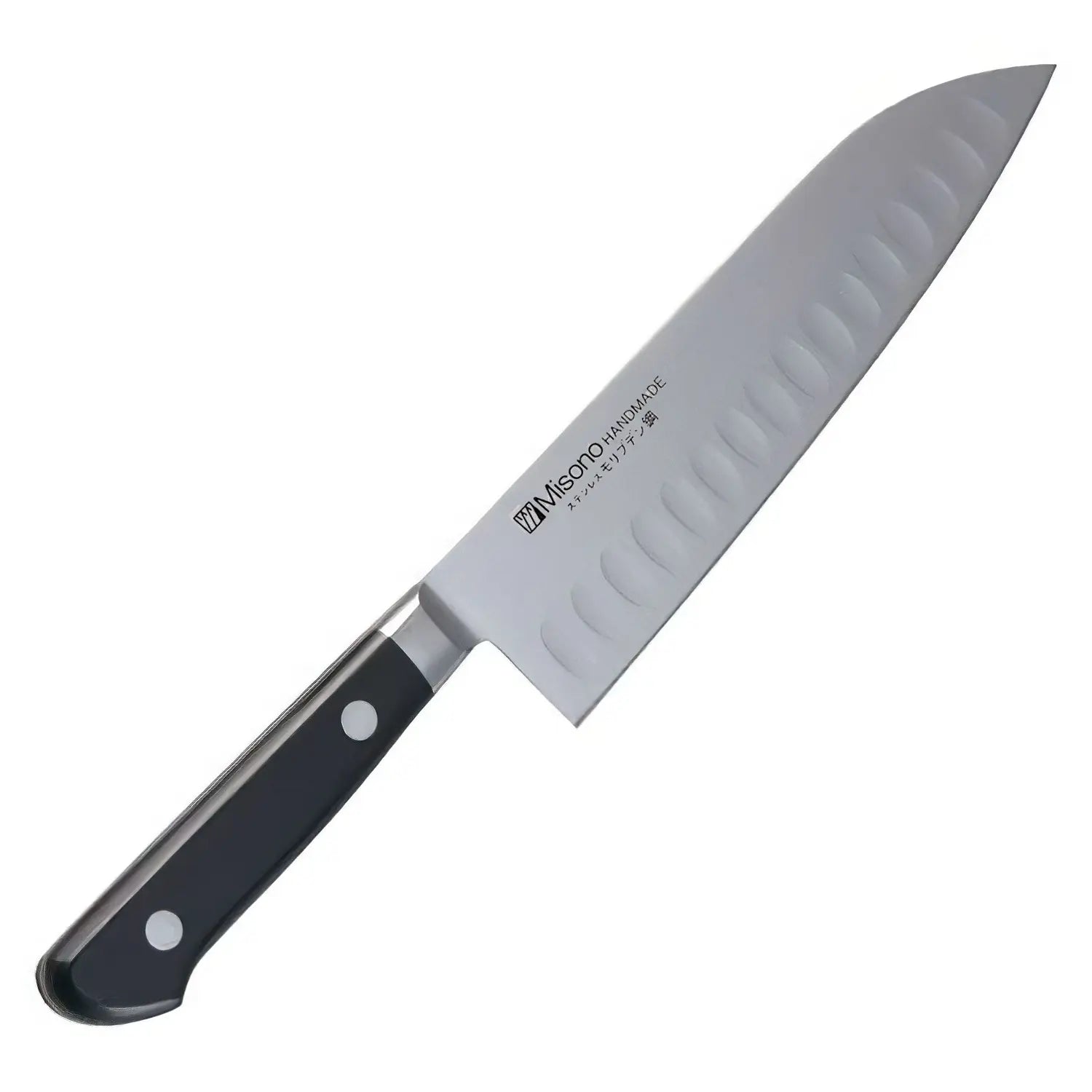 Misono Molybdenum Santoku Knife (Hollow Edge) 180Mm No.584 - YOYO JAPAN
