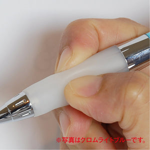 Mitsubishi Pencil Mechanical Pen Uni Alpha Gel 0.5 Chrome Black Japan M5618Gg1Pc.24 - YOYO JAPAN