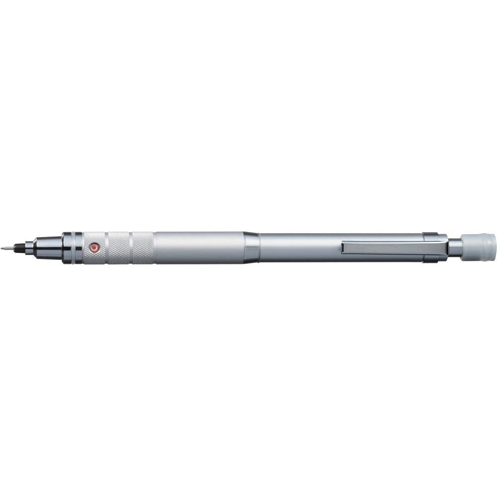 Mitsubishi Pencil Kurtoga Knurled 0.5 Silver Mechanical Pencil M510171P.26 - Made In Japan - YOYO JAPAN