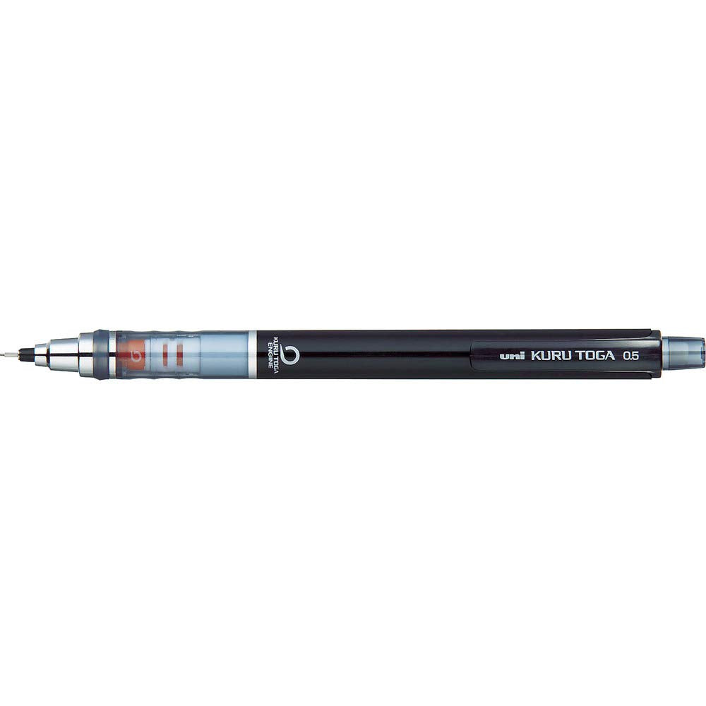 Mitsubishi Pencil Kuru Toga 0.5Mm Mechanical Pencil - Black (Made In Japan) - YOYO JAPAN