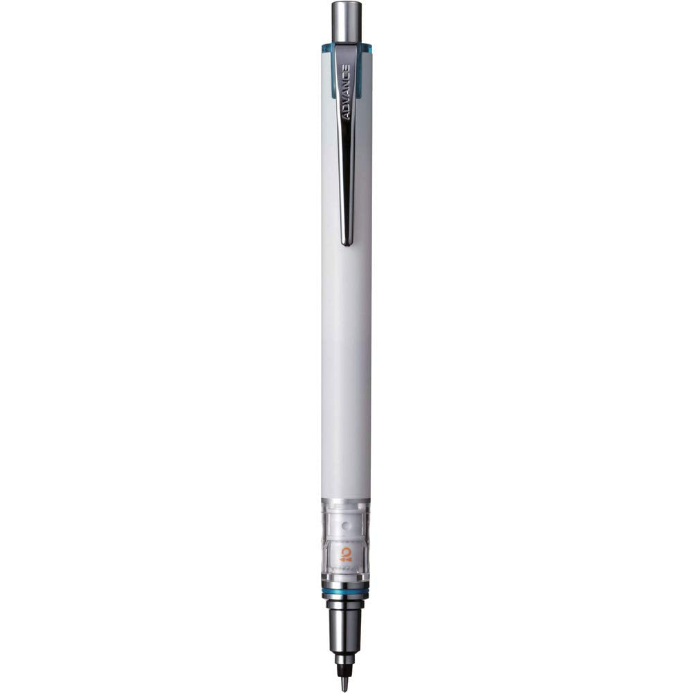 Mitsubishi Pencil Kuru Toga Advance 0.5 White Mechanical Pencil - Made In Japan (M55591P.1) - YOYO JAPAN
