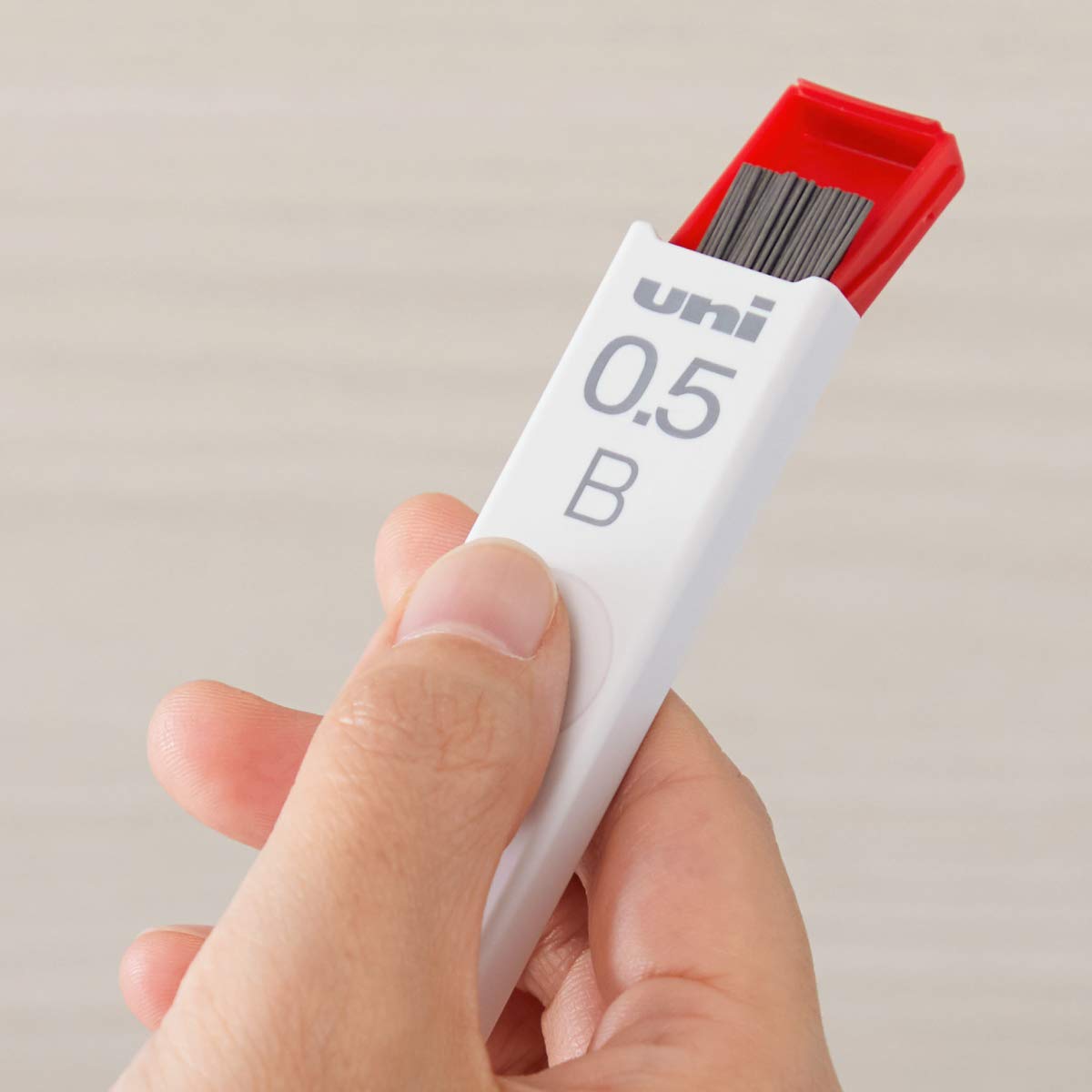 Mitsubishi Pencil Mechanical Pencil Lead 0.5 Hb Japan (3Pcs) Uls05403Phb Black - YOYO JAPAN