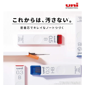 Mitsubishi Pencil Mechanical Pencil Lead 0.5 Hb Japan (3Pcs) Uls05403Phb Black - YOYO JAPAN