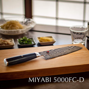 Miyabi 5000FC-D Damascus Steel Petty Knife 110mm - YOYO JAPAN
