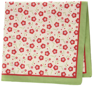 Miyamoto-Towel Furoshiki Okami'S Small Plum 50X50Cm Japan - YOYO JAPAN