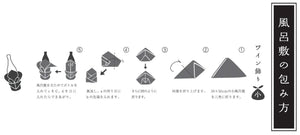 Miyamoto-Towel Furoshiki Okami'S Small Plum 50X50Cm Japan - YOYO JAPAN