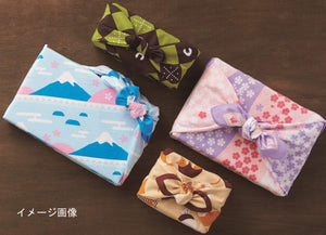 Miyamoto-Towel Furoshiki Lunch Cloth Japanese Pattern Okami'S 50X50Cm Checkered Rice Ball - YOYO JAPAN