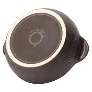 Miyawo Thermatech Ceramic Induction Western-Style Donabe Casserole 9-Go - Chocolate - YOYO JAPAN