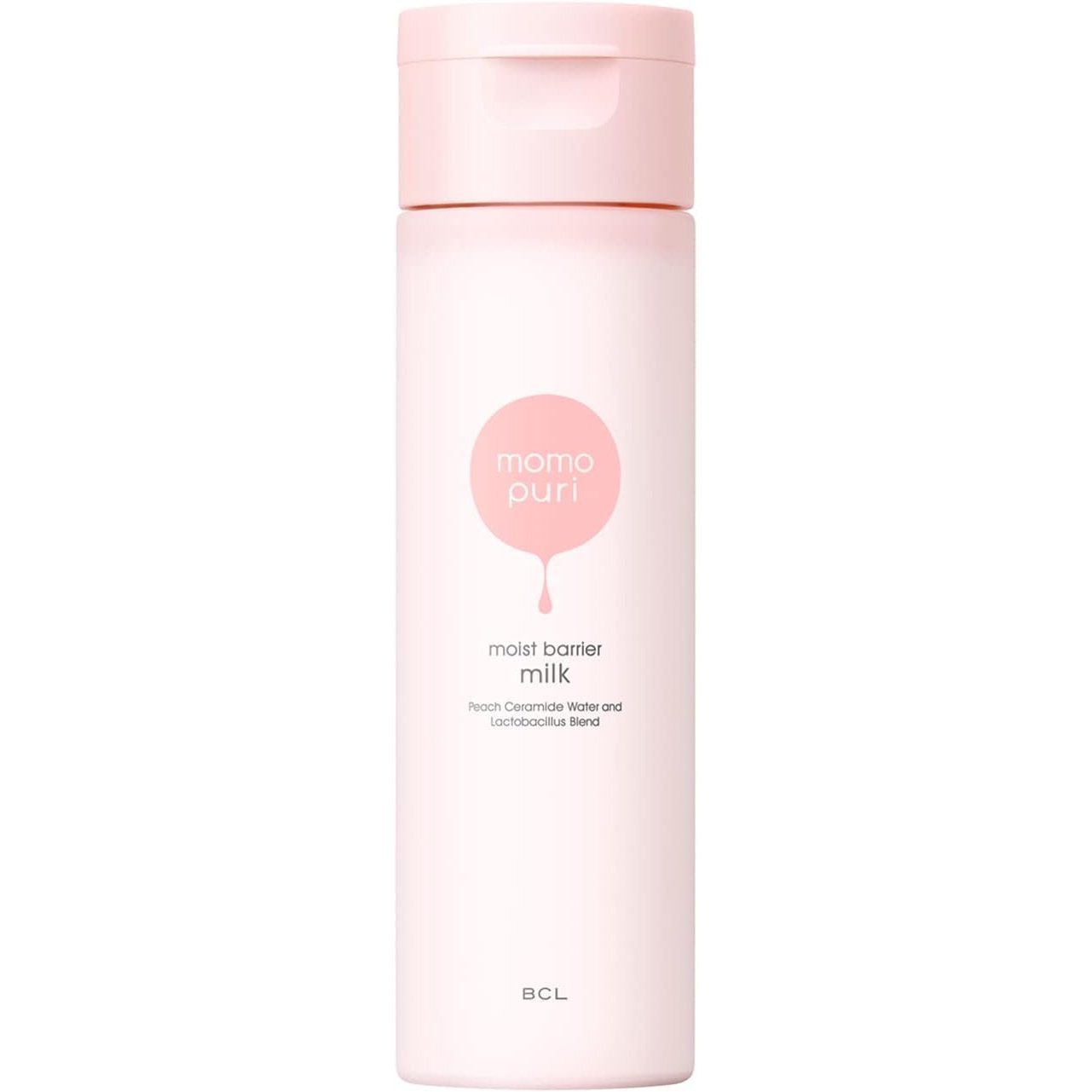 Momo Puri Moisture Barrier Milk Lotion Peach Ceramide Emulsion 150ml - YOYO JAPAN