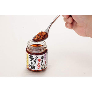 Momoya Rayu Chili Oil with Fried Garlic 110g - YOYO JAPAN