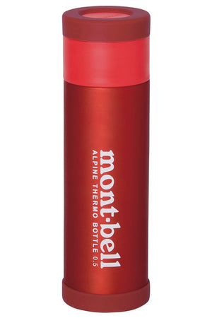 Mont-Bell 0.5L Alpine Thermo Bottle Red Japan 1124617 - YOYO JAPAN