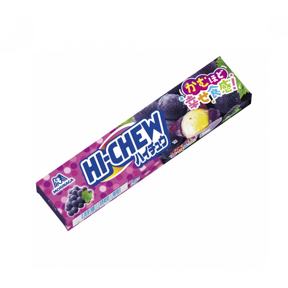 Morinaga Hi-Chew Japanese Soft Candy Grape Flavor 12 Pieces (Pack of 6) - YOYO JAPAN