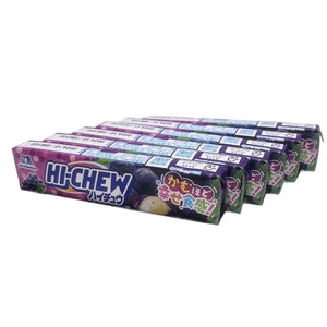 Morinaga Hi-Chew Japanese Soft Candy Grape Flavor 12 Pieces (Pack of 6) - YOYO JAPAN