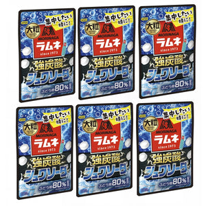 Morinaga Ramune Strong Fizzy Candy Sparkling Soda Flavor (Pack of 6) - YOYO JAPAN