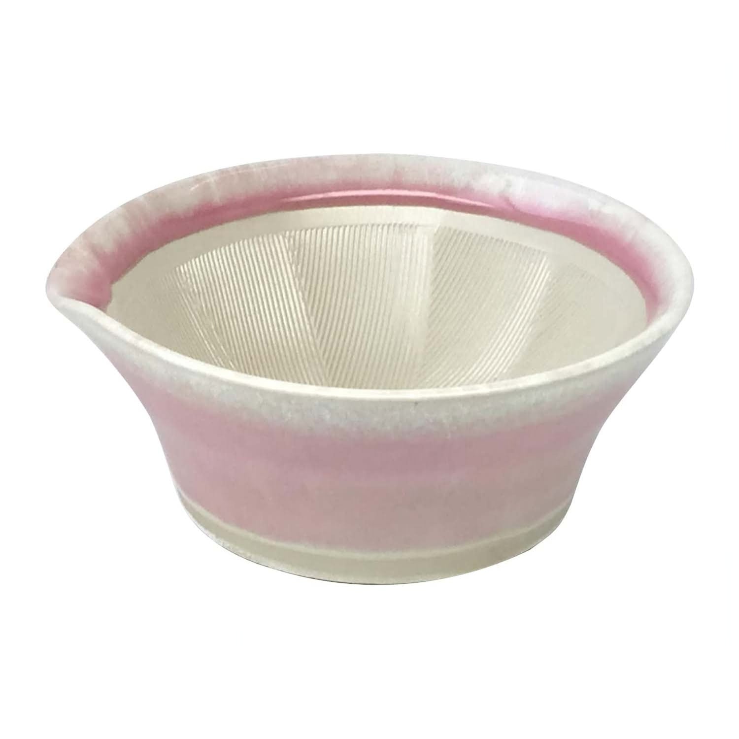 Motoshige Ceramic Suribachi Mortar For Baby Food Pink - YOYO JAPAN