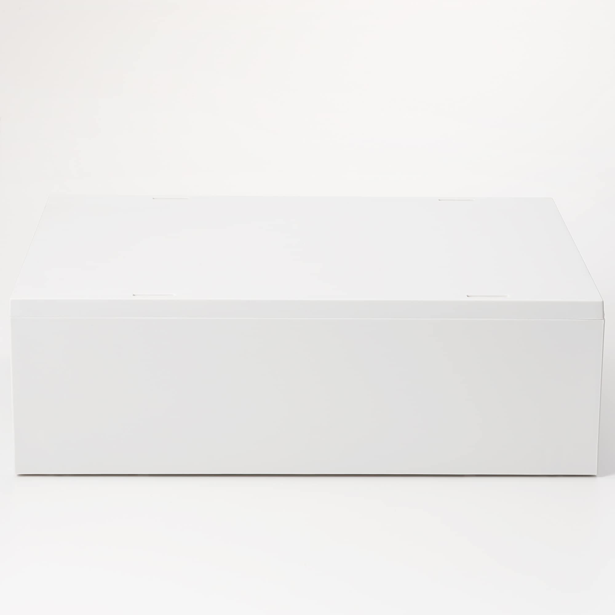 Mujirushi Ryohin Polypropylene Drawer Case 2Pcs White Gray W26Xd37Xh12Cm Japan - YOYO JAPAN