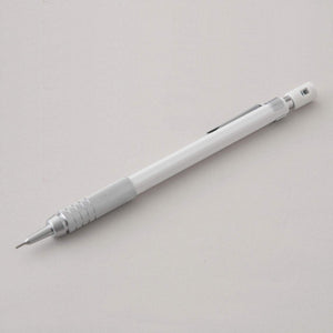 Mujirushi Ryohin Low Center Of Gravity Mechanical Pencil White 11X9X147Mm 0.5Mm Core Diameter - Made In Japan - YOYO JAPAN