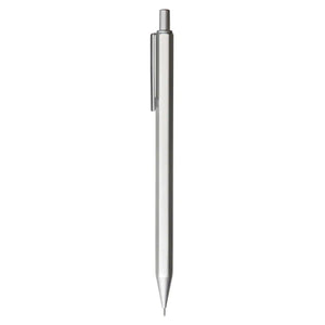 Muji 18616015 Silver Aluminum Hex Mechanical Pencil 0.5Mm Diameter - Japan - YOYO JAPAN