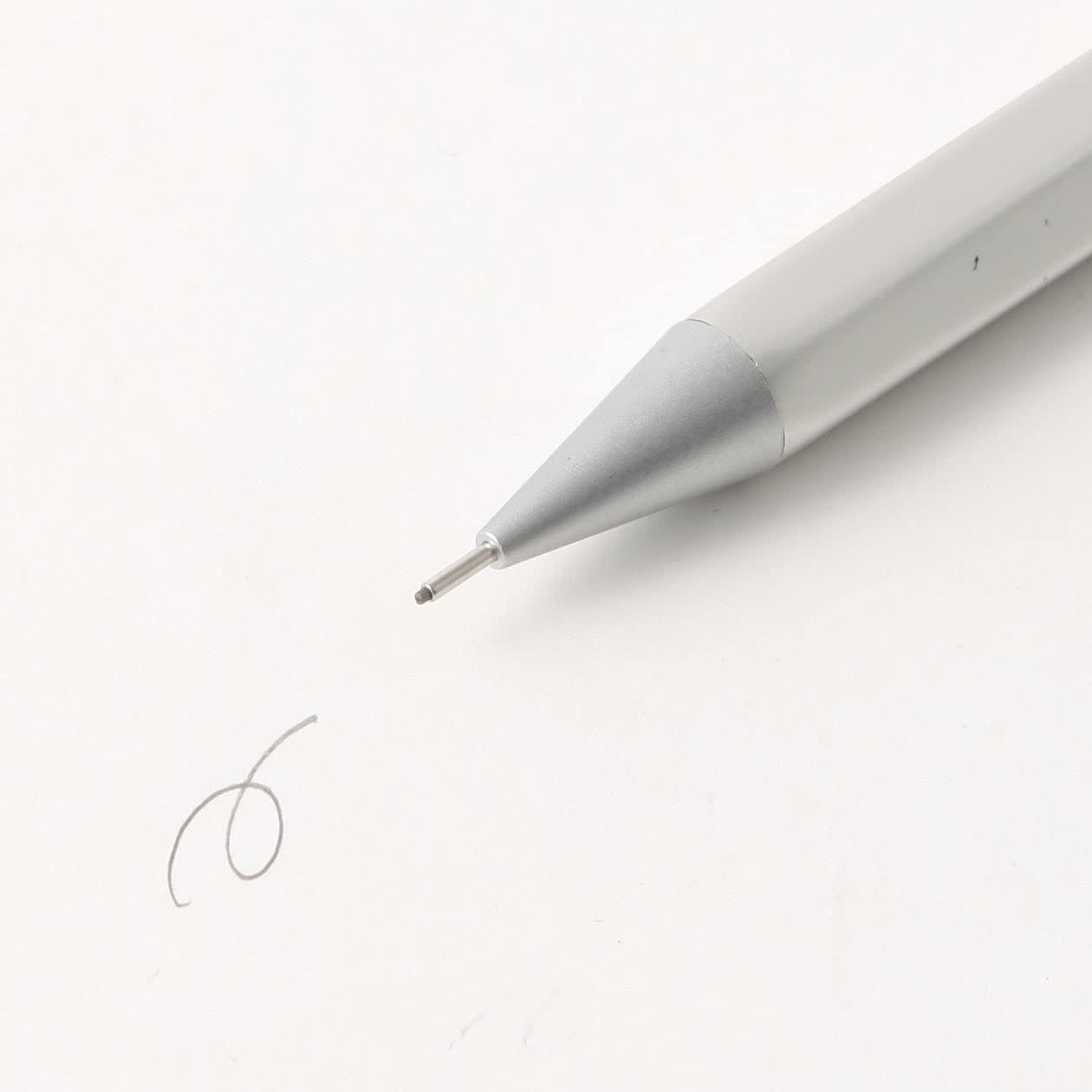 Muji 18616015 Silver Aluminum Hex Mechanical Pencil 0.5Mm Diameter - Japan - YOYO JAPAN