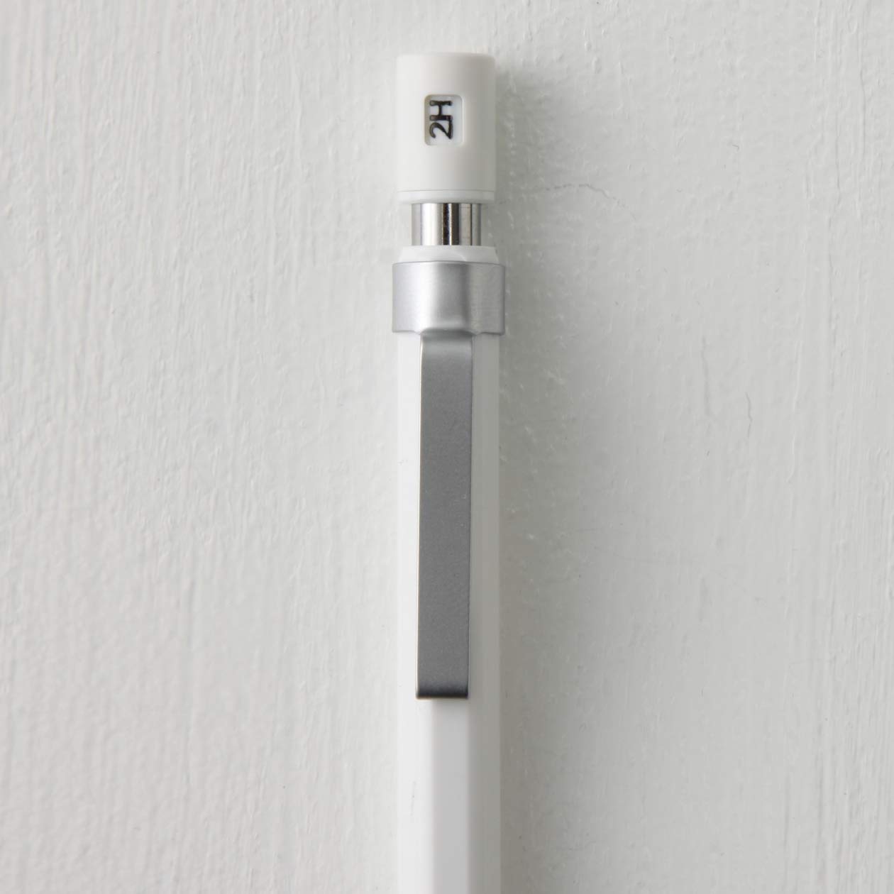 Muji Ryohin Japan Low Center Of Gravity Mechanical Pencil White 11X9X147Mm 0.3Mm Core - YOYO JAPAN