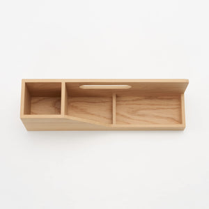 Mujirushi Ryohin Japan Wooden Desktop Toolbox 25.2X6X9Cm 44310267 - YOYO JAPAN